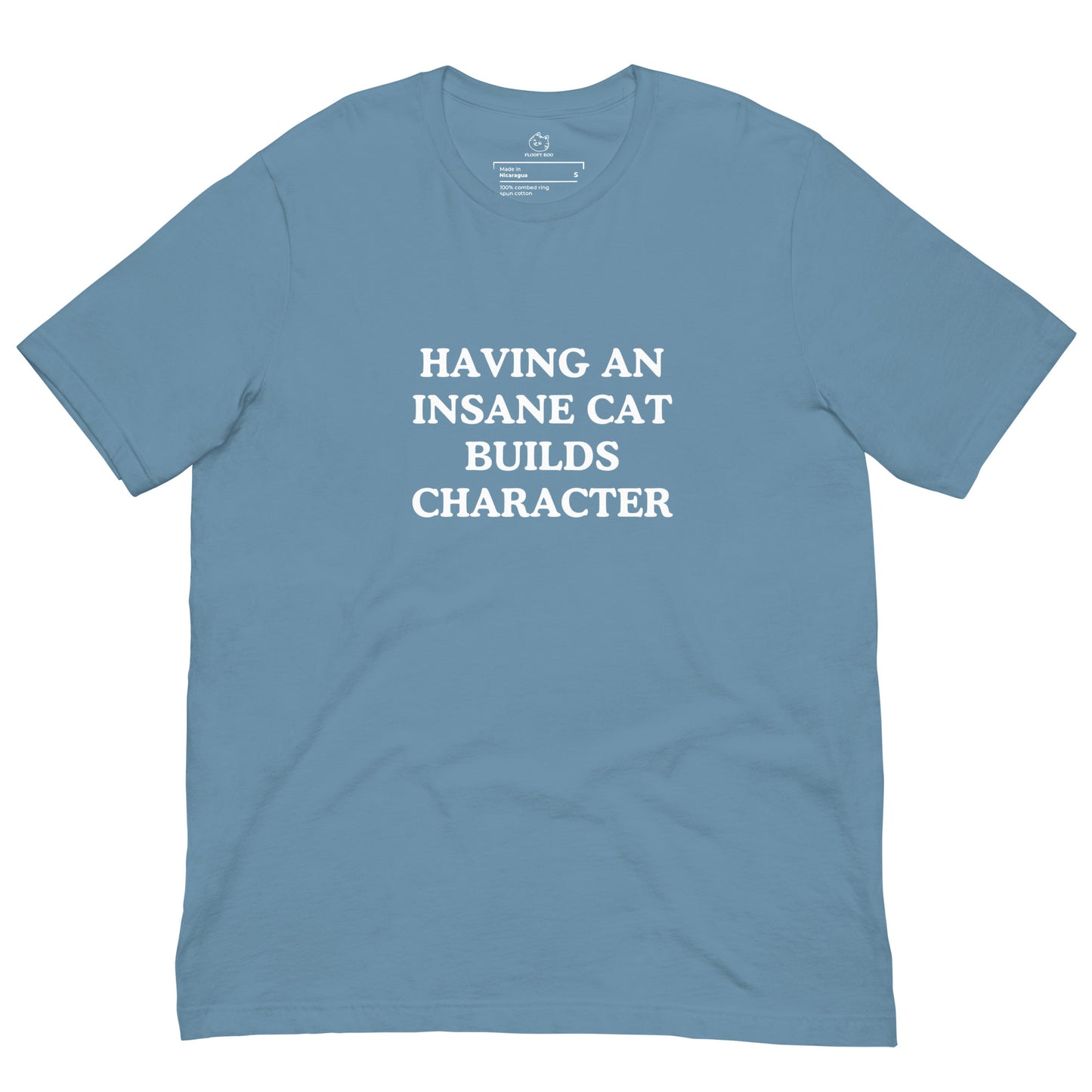 Having An Insane Cat Builds Character T-Shirt